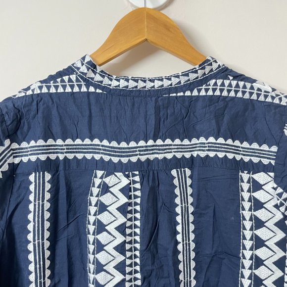 A-line Embroidered Mini Dress - Picture 8 of 10